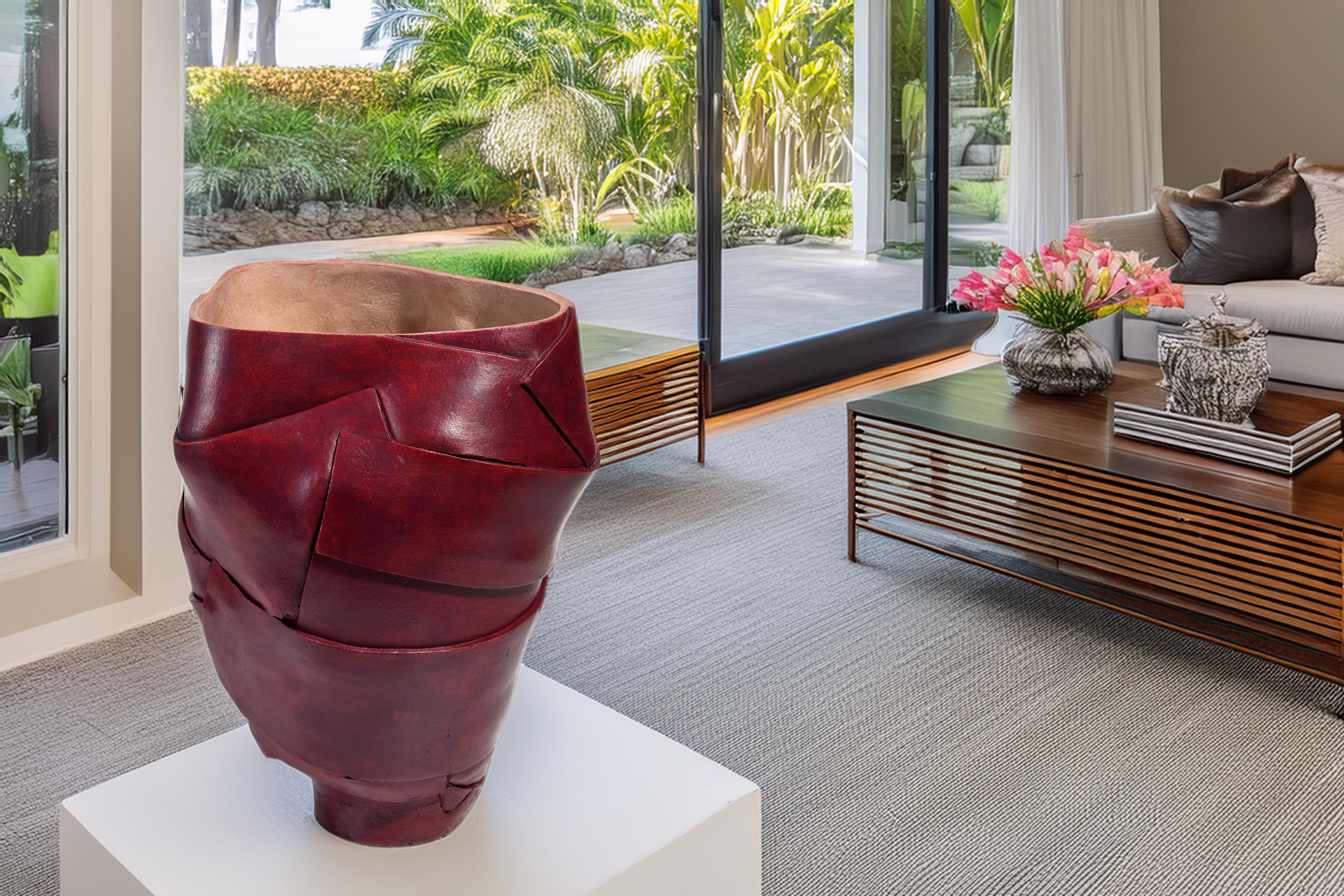 Moderne Sculpture contemporaine en céramique de grès d'un artiste français. en vente