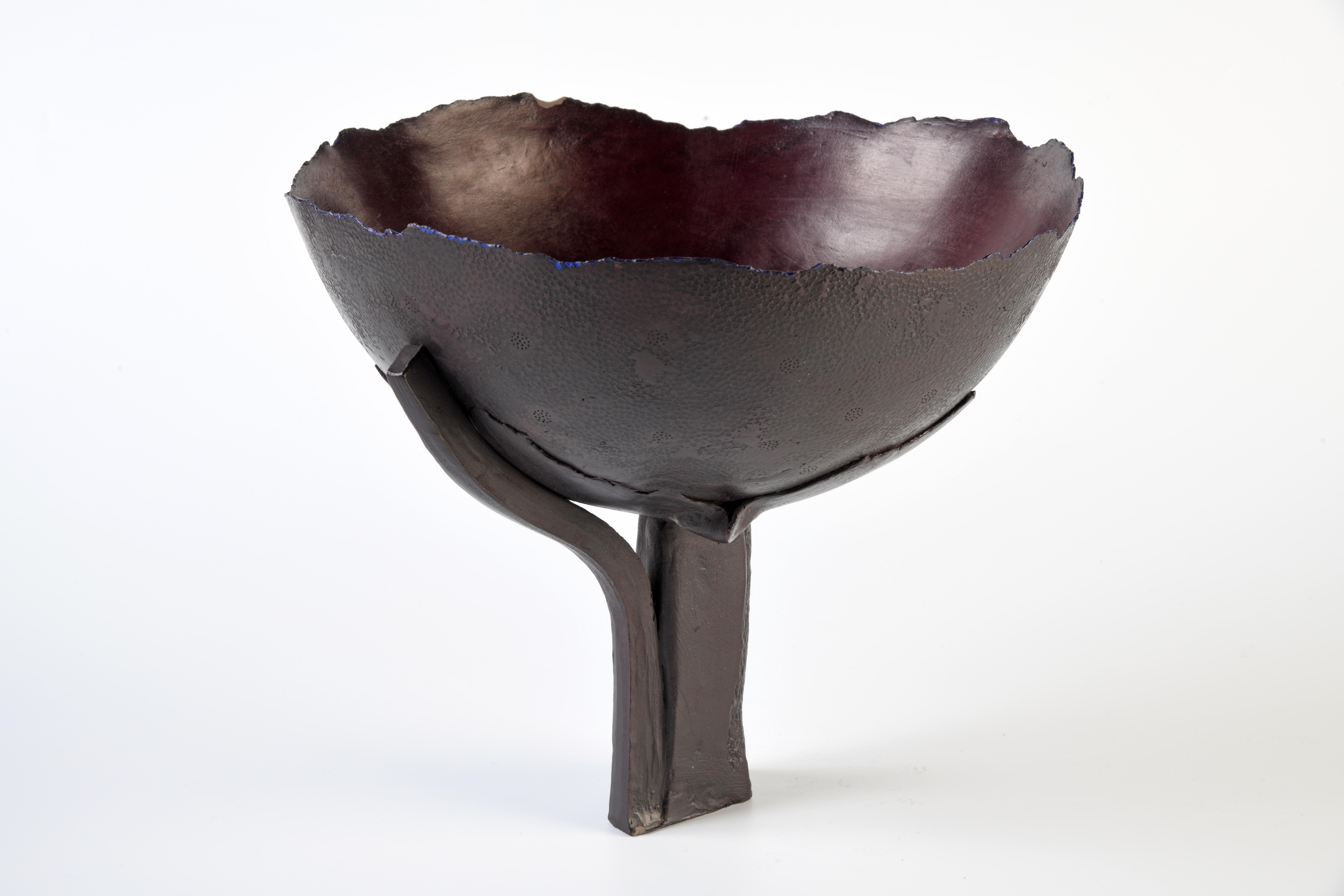 Français Sculpture contemporaine en céramique de grès d'un artiste français. en vente