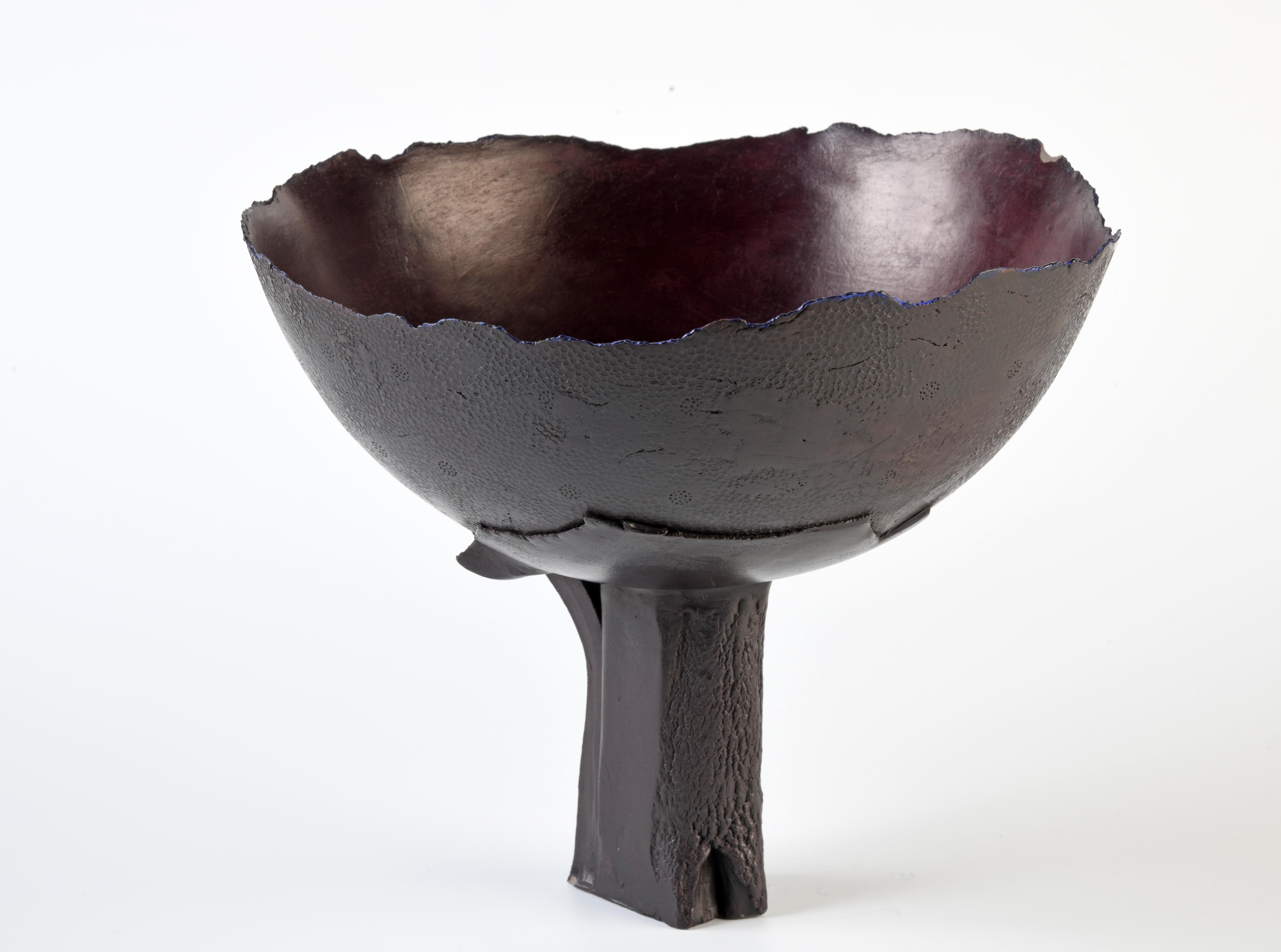 Cuit Sculpture contemporaine en céramique de grès d'un artiste français. en vente