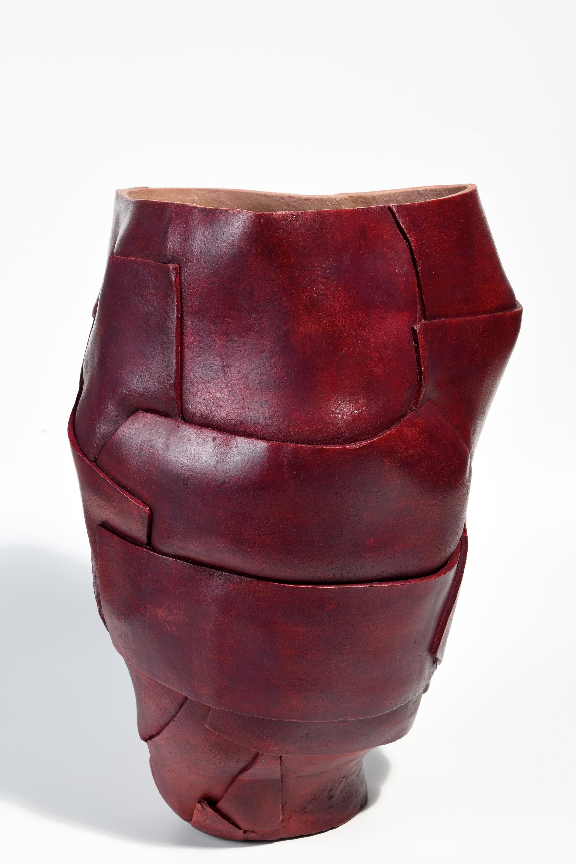 Sandstone Contemporary stoneware ceramic sculpture by a French artist For Sale
