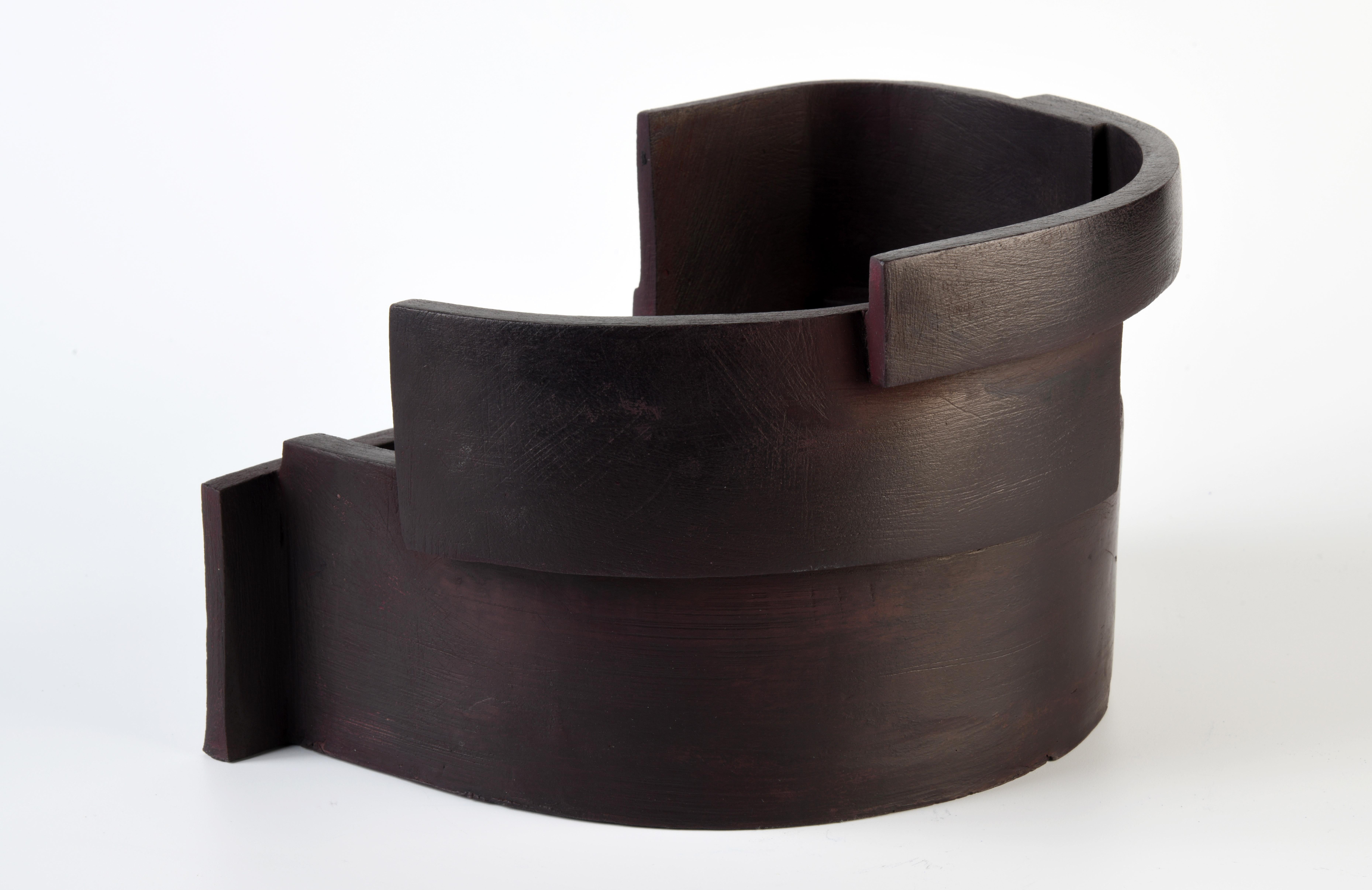 Grès Sculpture contemporaine en céramique de grès d'un artiste français. en vente