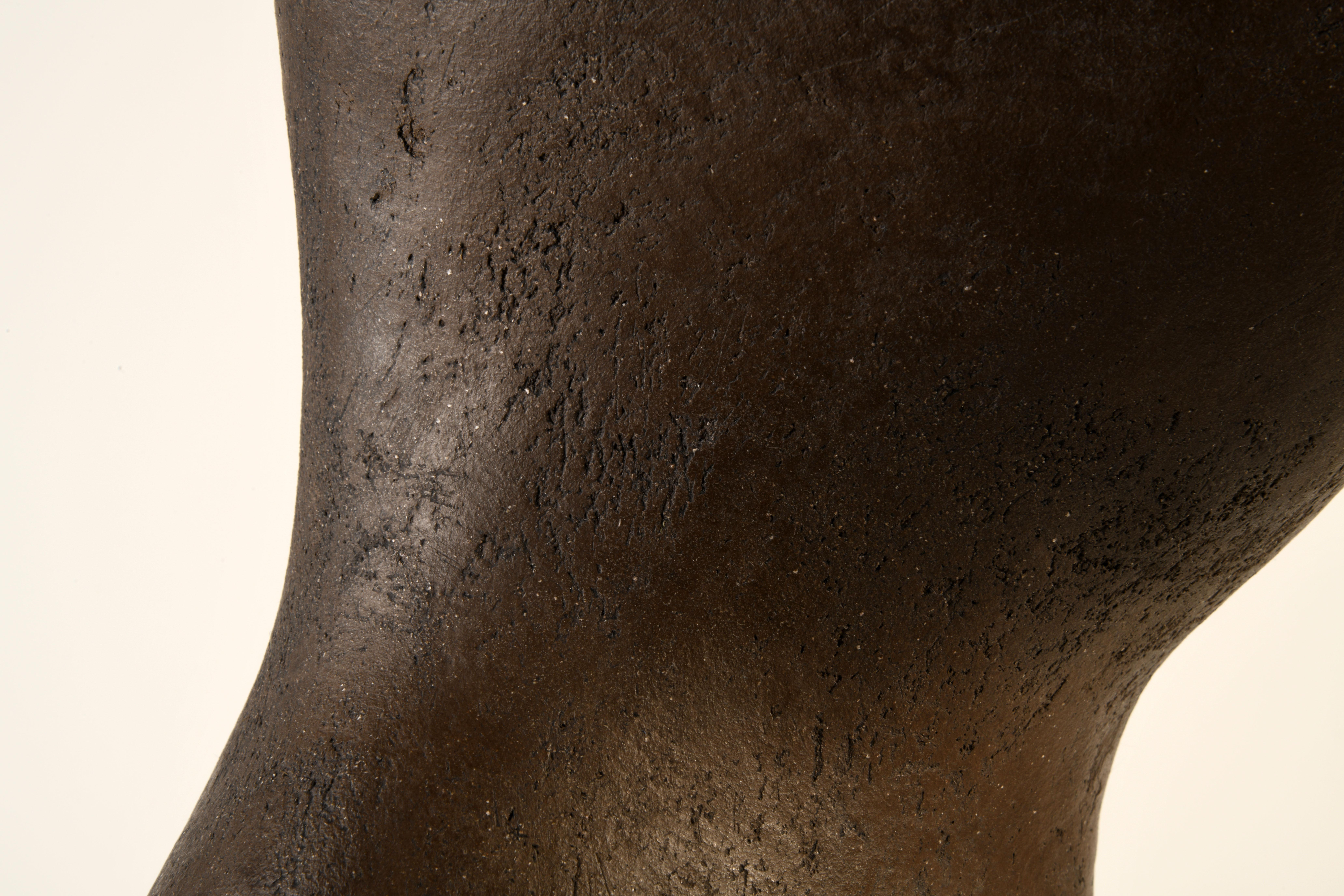Contemporary stoneware ceramic sculpture by a French artist For Sale 3