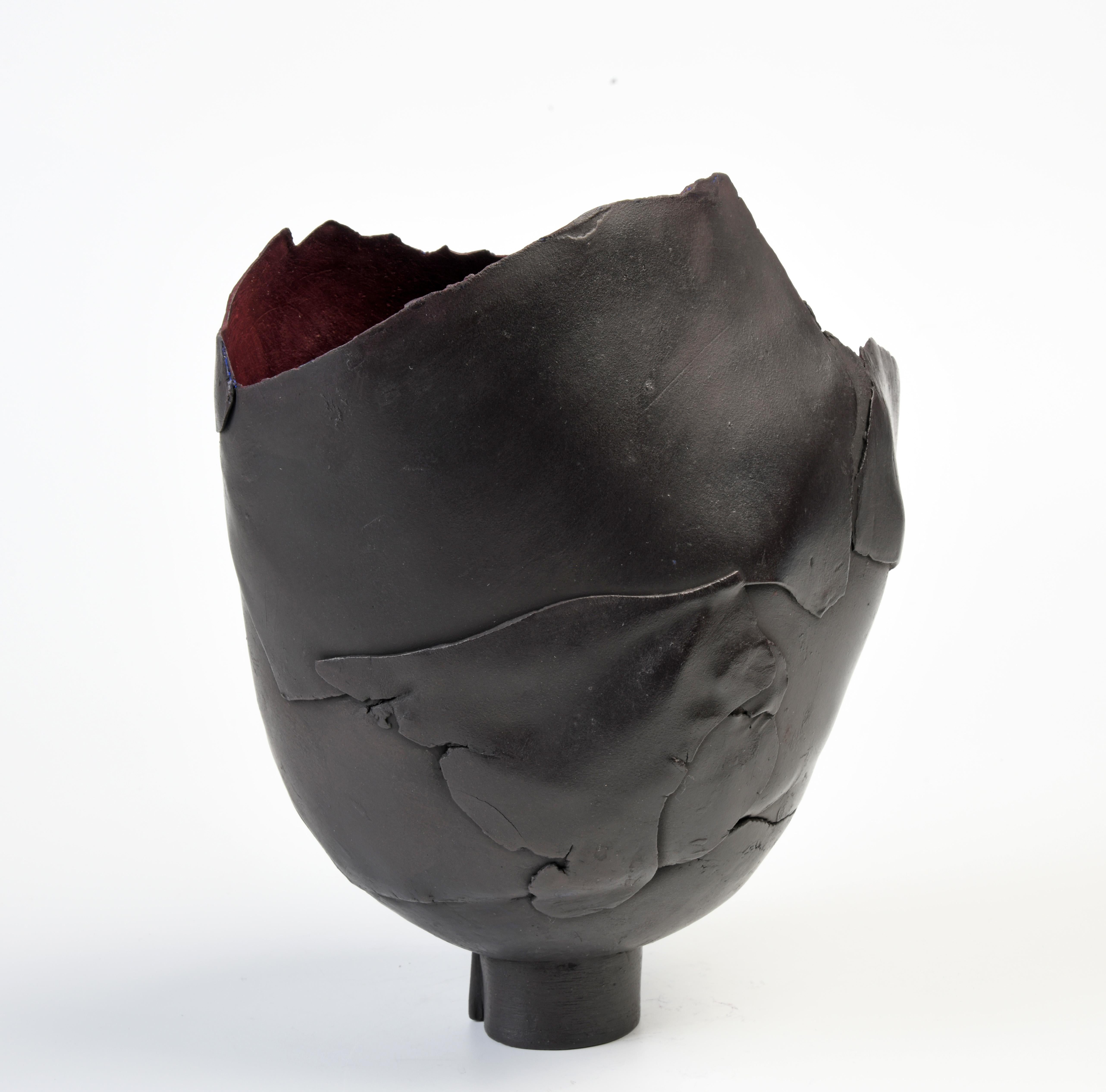 Sculpture contemporaine en céramique de grès d'un artiste français. en vente 1