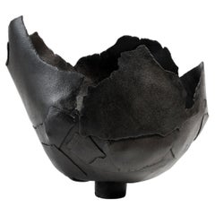 Zeitgenössische Keramikskulptur aus Steingut von einem französischen Künstler