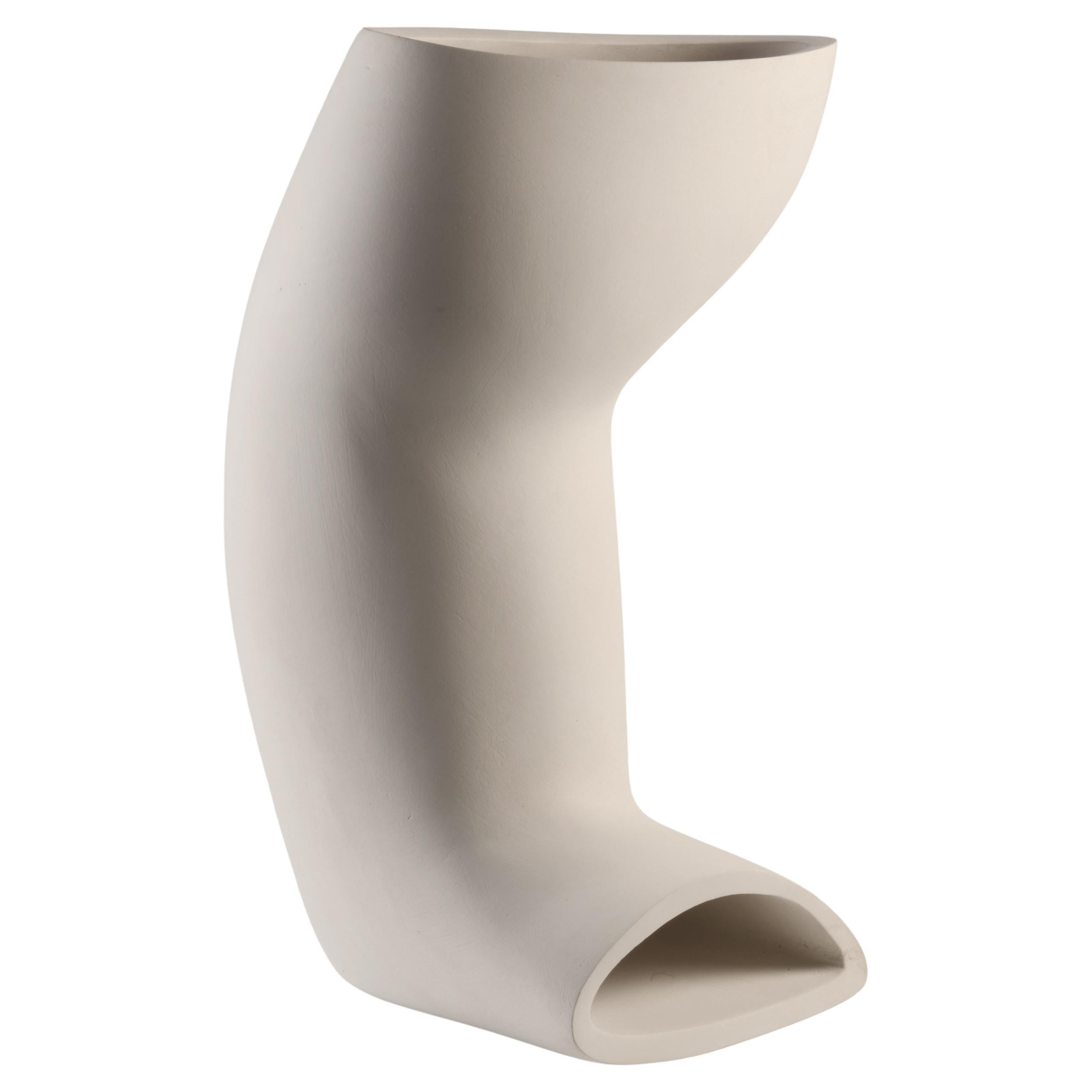 Scultura in ceramica contemporanea in gres di un artista francese