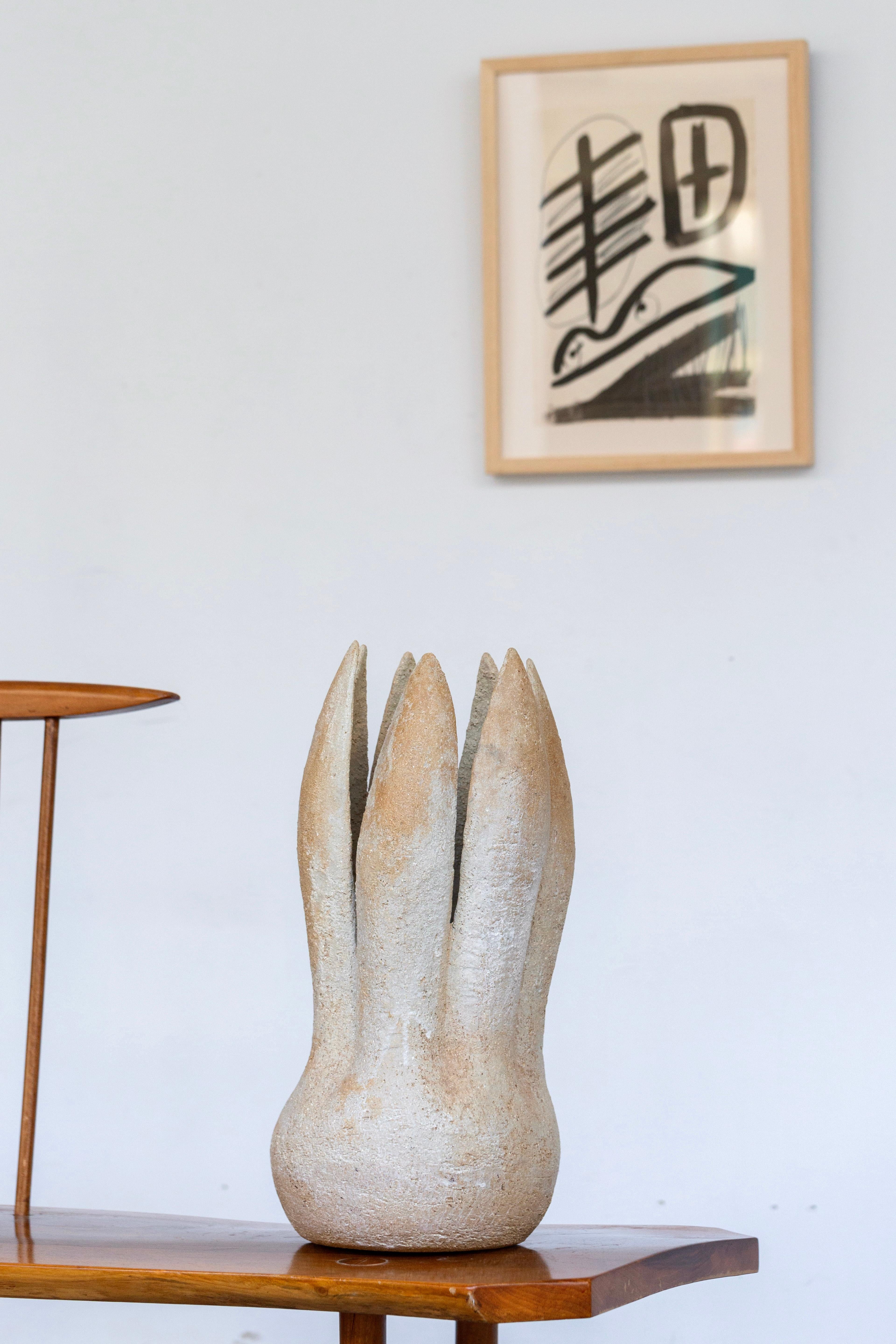 Organic Modern Contemporary Ceramic Table Lamp by Agnès Debizet For Sale