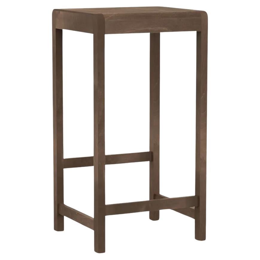 Pre-owned Frama Contemporary Stool '01' By , Dark Brown Birch, Seat H.76