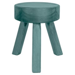 Zeitgenössischer Hocker 'AML' von Andreas Martin-Löf X FRAMA, Grünes Kiefernholz