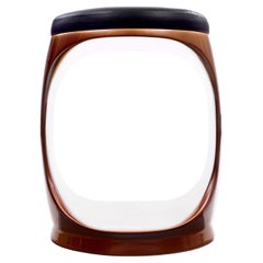 Copper Designer Stool made in Italy Signet Ring
