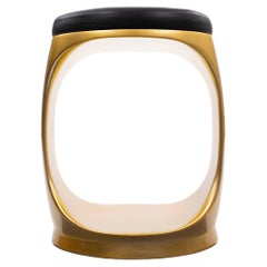 Made in Italy Gold Contemporary Stool Signet Ring