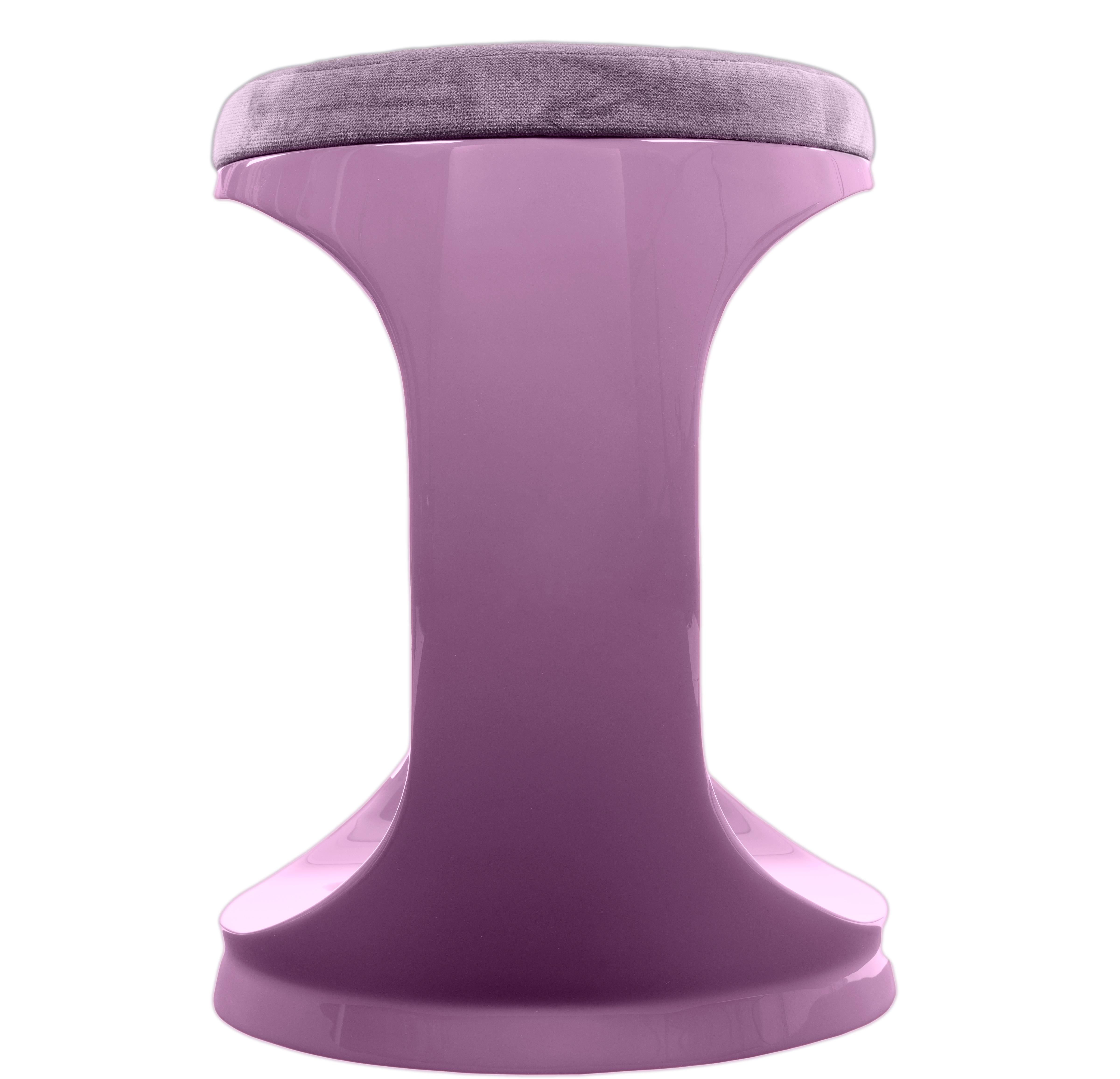 Organic Modern Contemporary Stool by Cyril Rumpler Signet Ring, Pouf Seats Lilac For Sale