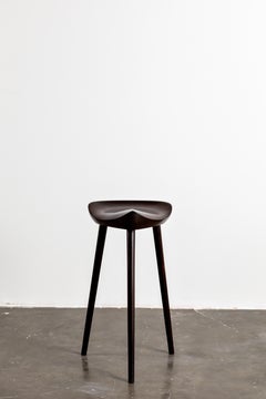 Stool in Brazilian Black Brauna Hardwood Special Edition