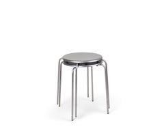 Contemporary Stool 'Petit Rond' Troels Grum-Schwensen X FRAMA, Stainless Steel