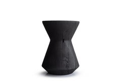 Contemporary Stool 'Yakisugi' by Carmworks, Burnt Wood