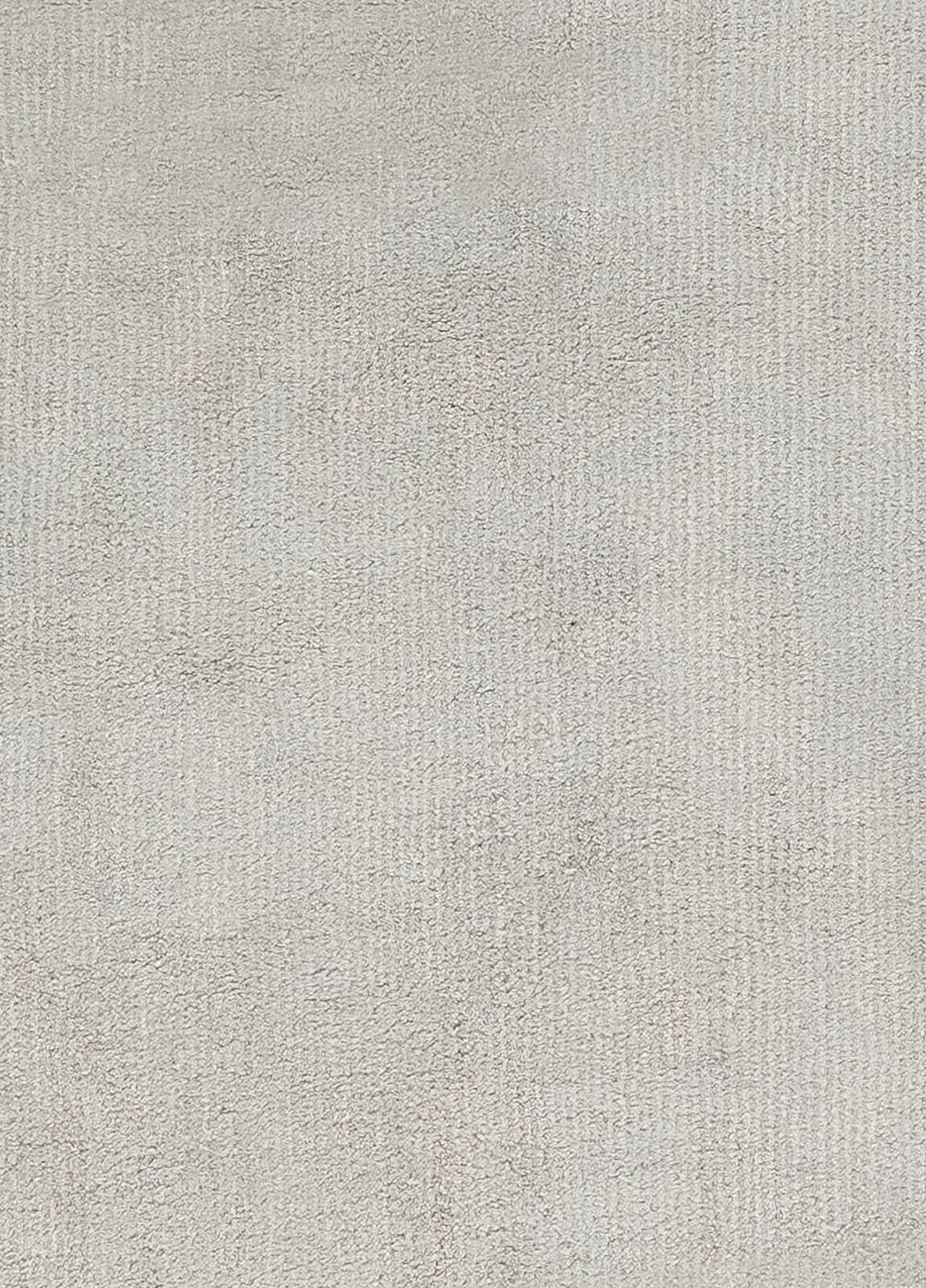 Contemporary striped beige handmade wool and silk rug by Doris Leslie Blau
Size: 8'9