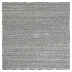 Tappeto contemporaneo a righe grigio scuro “Silverridge” di Doris Leslie Blau