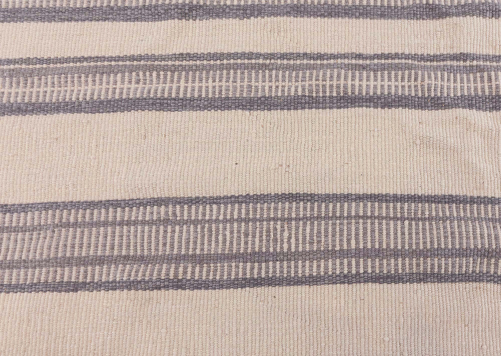 Contemporary Striped Flat Weave Rug von Doris Leslie Blau (Moderne) im Angebot