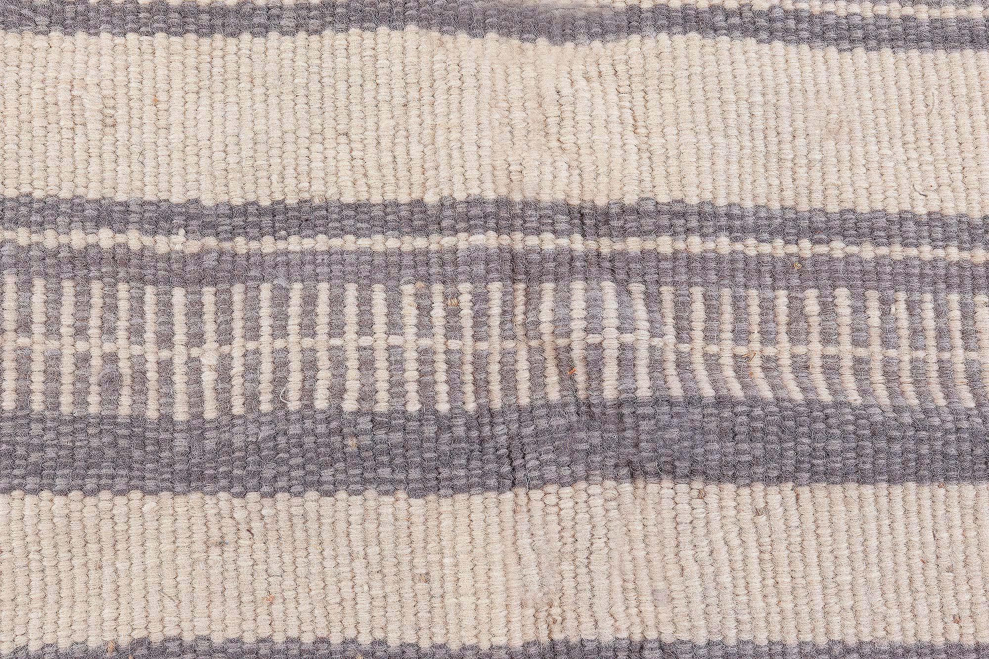 Contemporary Striped Flat Weave Rug von Doris Leslie Blau (Handgewebt) im Angebot