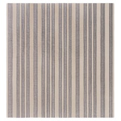 Contemporary Striped Flat Weave Rug by Doris Leslie Blau