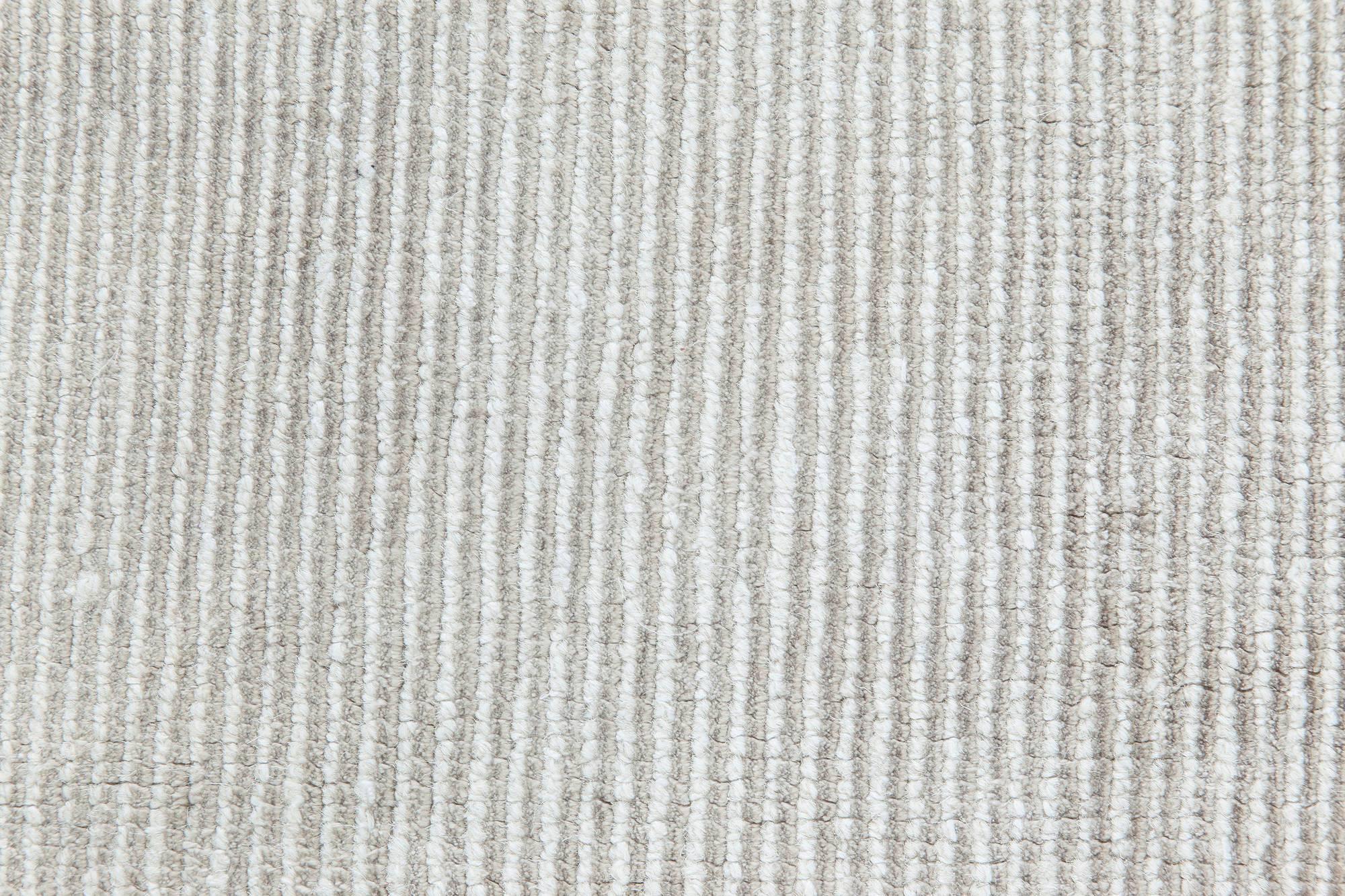 Contemporary striped handmade wool rug by Doris Leslie Blau.
Size: 3'5