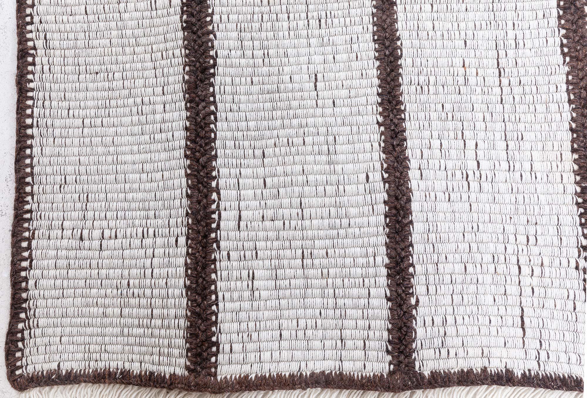 Modern Contemporary Striped Rug by Doris Leslie Blau For Sale
