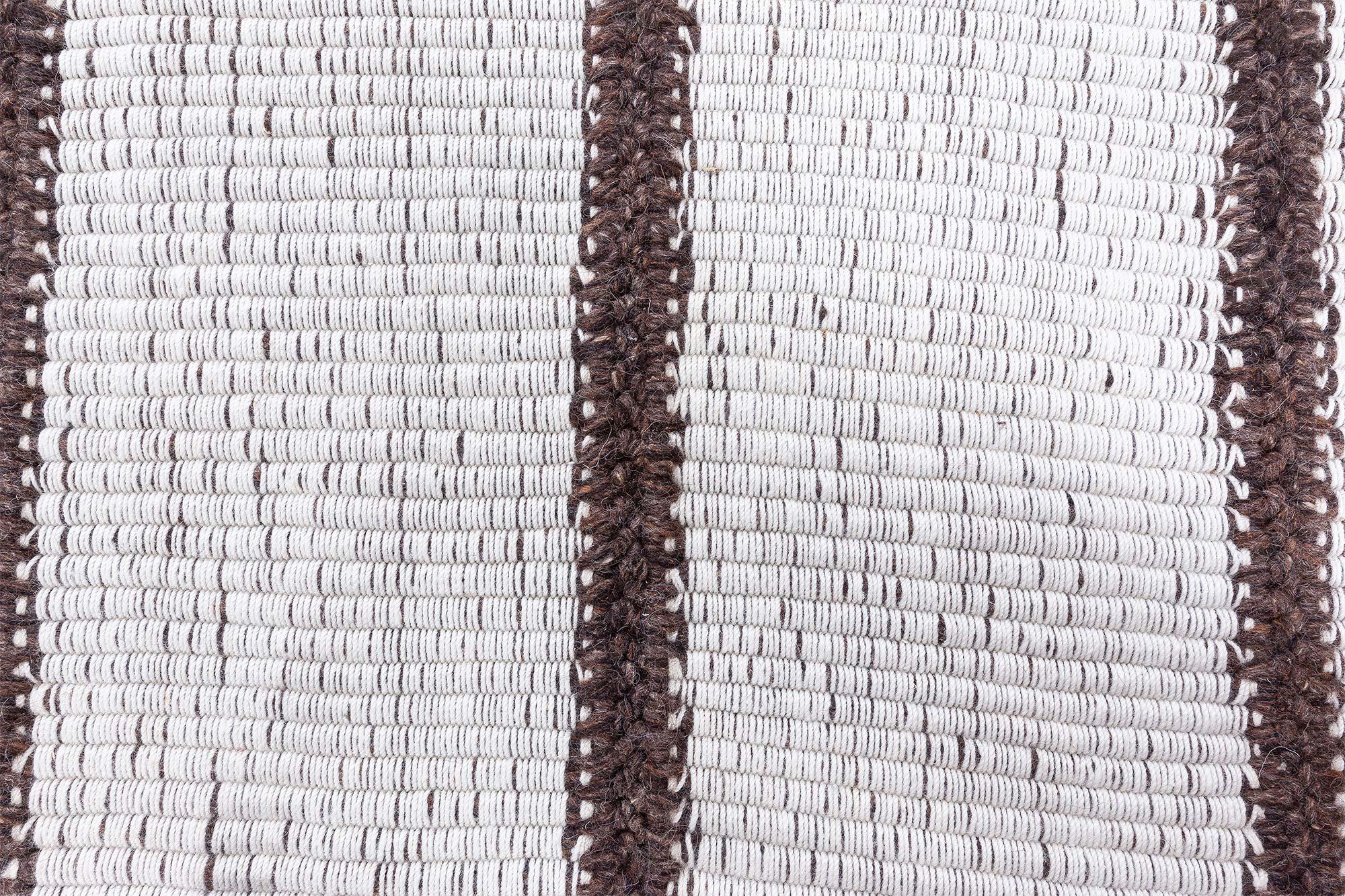 Hand-Woven Contemporary Striped Rug by Doris Leslie Blau For Sale