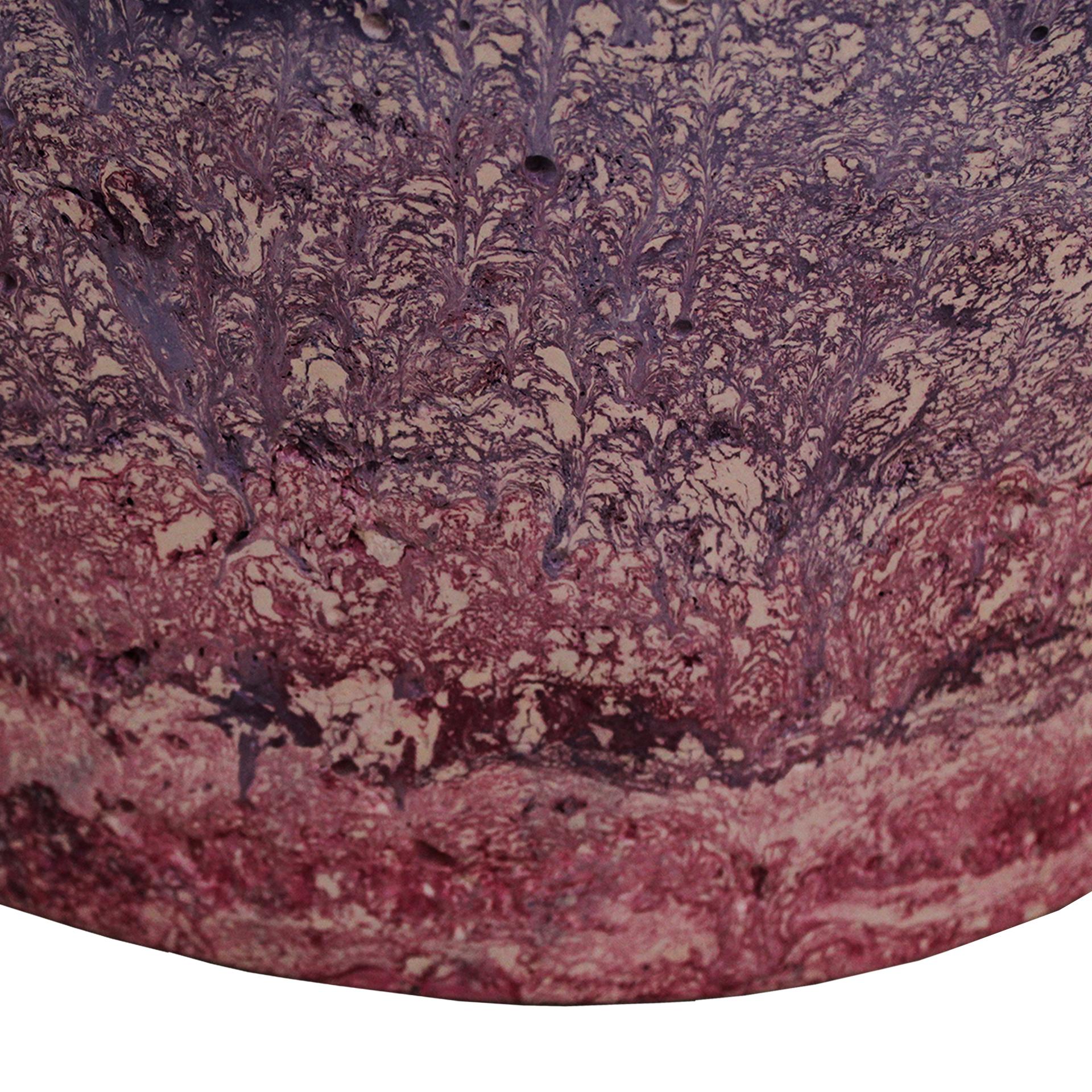 Espagnol Table d'appoint espagnole contemporaine en marbre stuc en vente