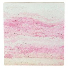 Contemporary Stucco Marble Spanish Side Table