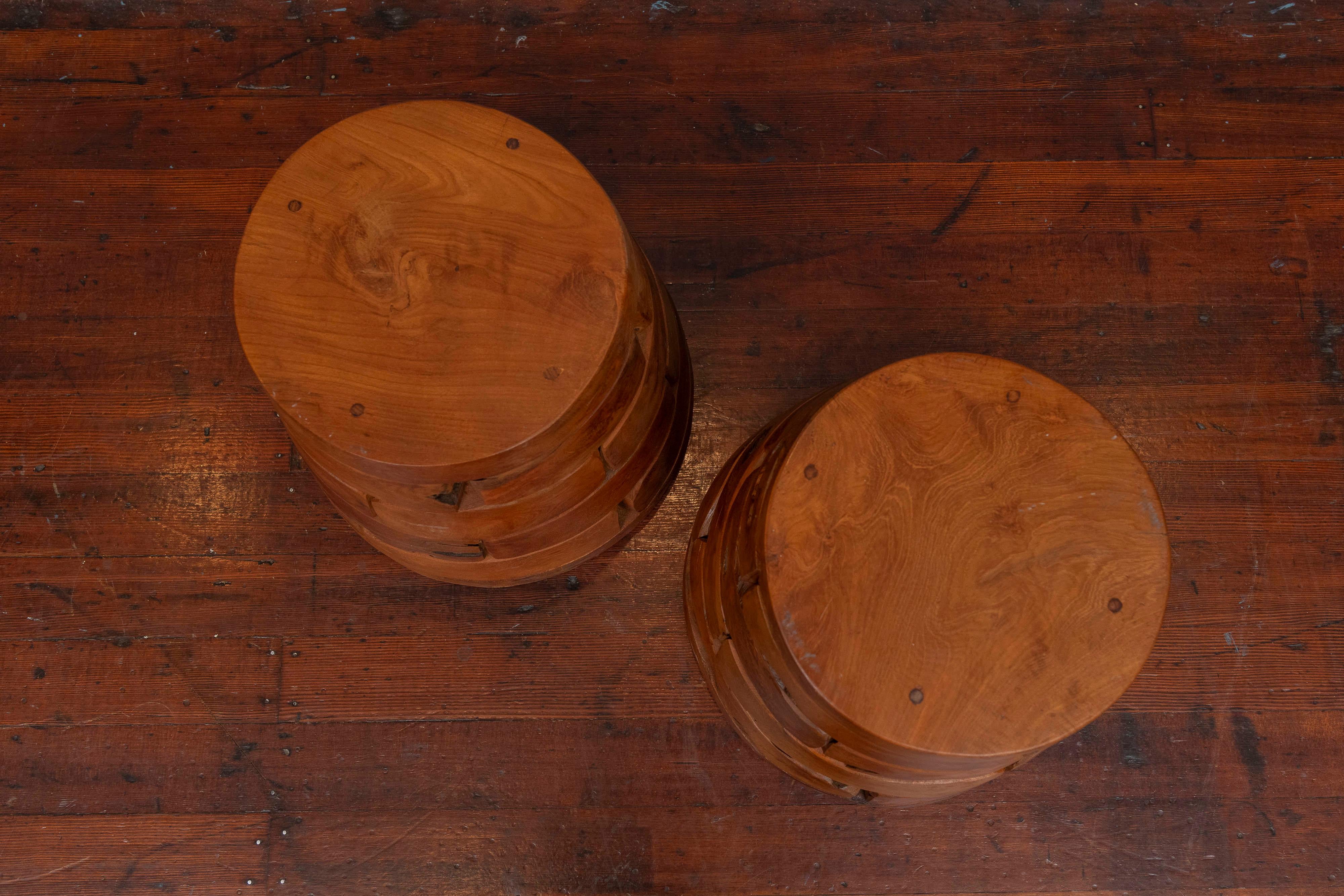 Unknown Contemporary Studio Crafts Side Tables