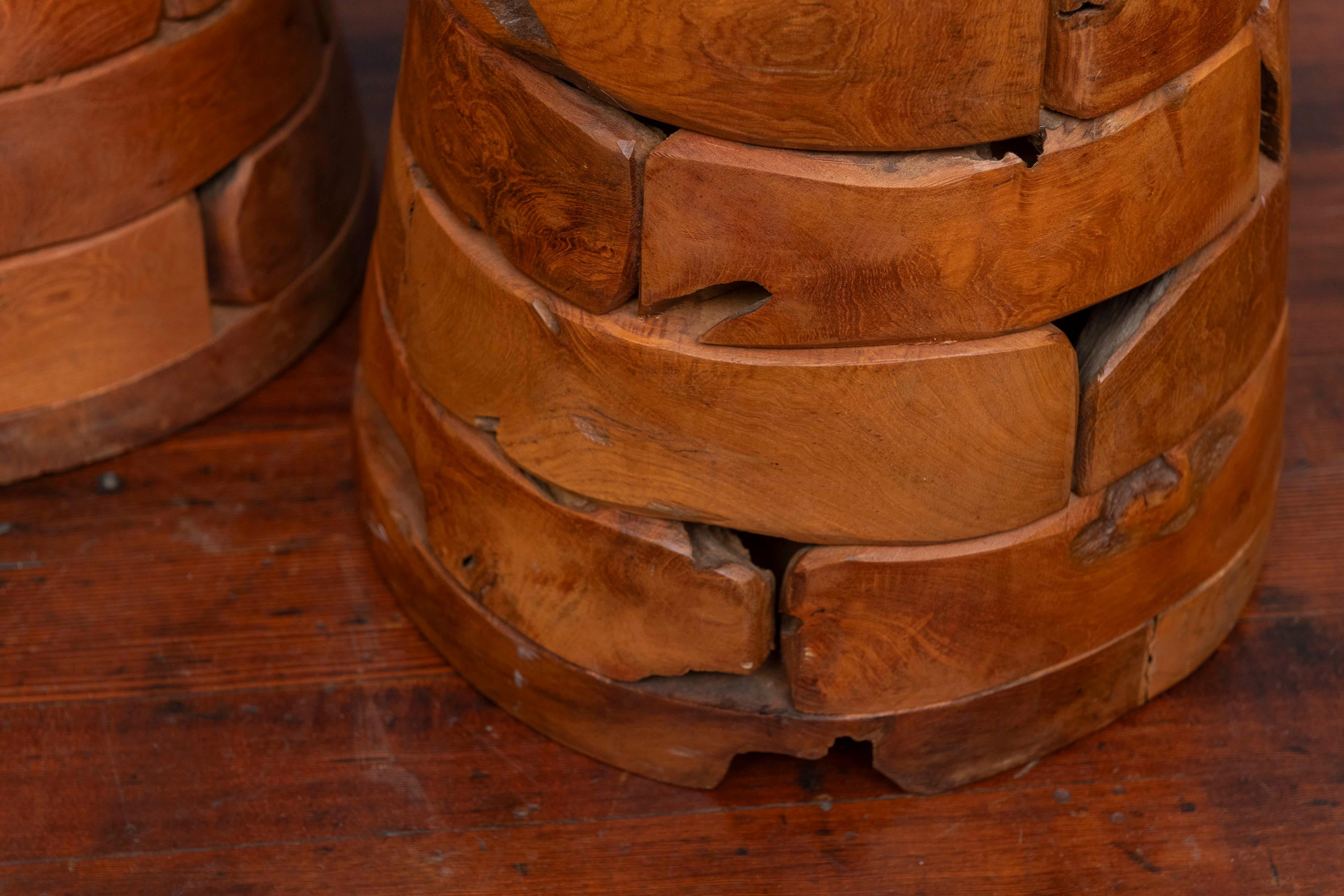 Contemporary Studio Crafts Side Tables In Good Condition In San Francisco, CA