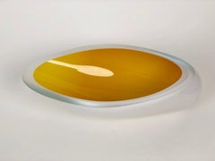 Contemporary Studio Glass Bowl Made in the Czech Republic After 2010