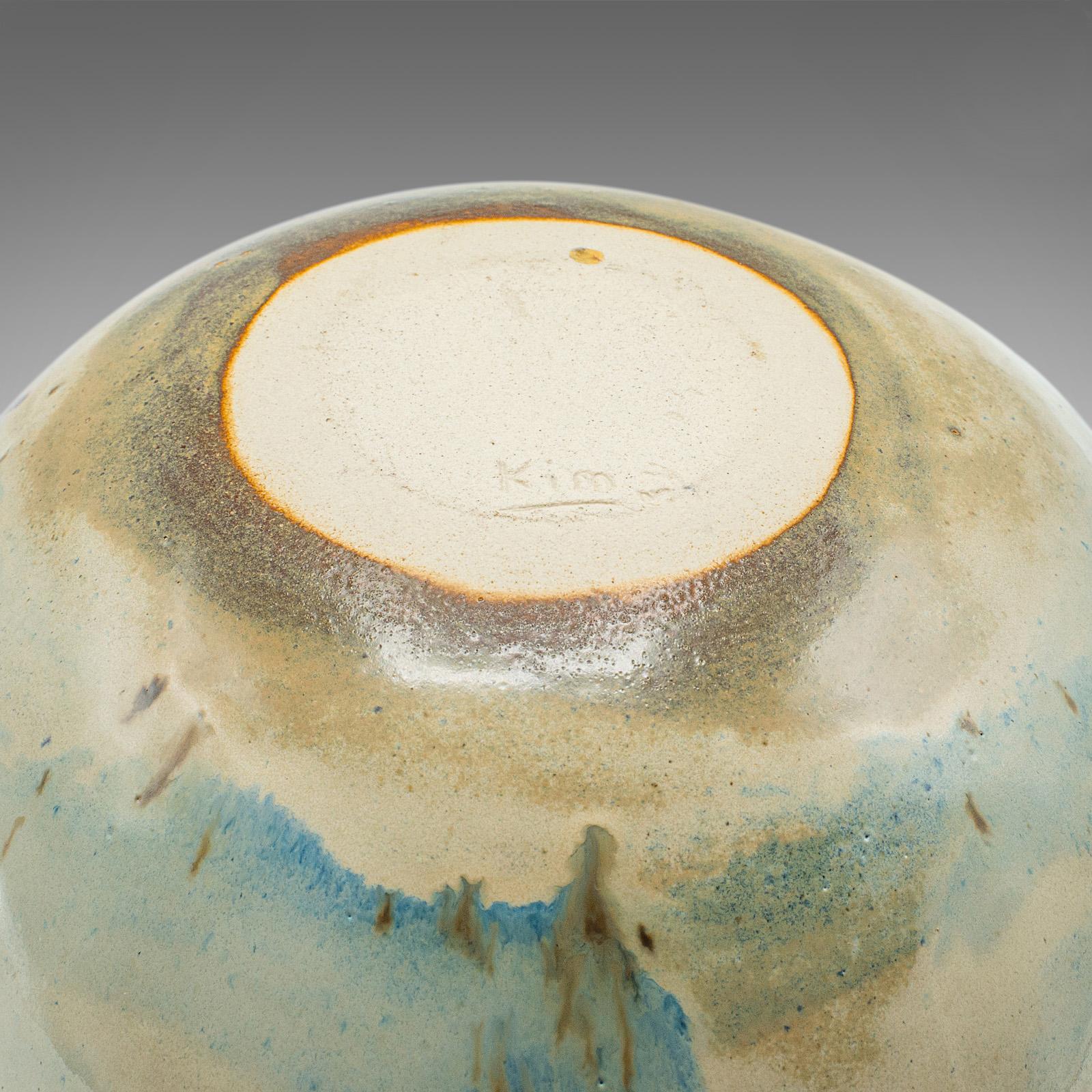 Contemporary Studio Pottery Fruit Bowl, English, Ceramic, Decor, Serving Dish For Sale 4