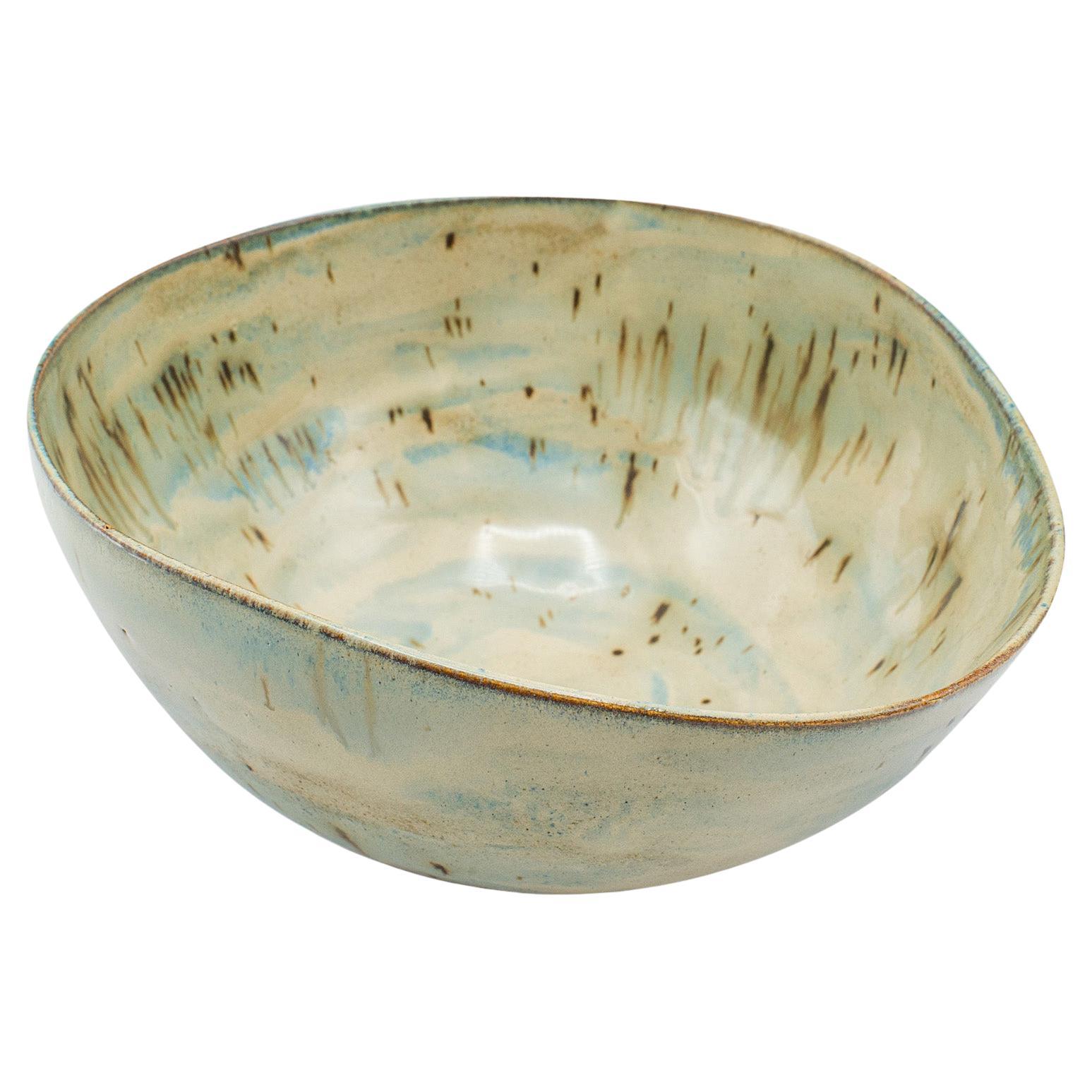 Contemporary Studio Pottery Fruit Bowl, English, Ceramic, Decor, Serving Dish