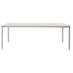 Frama Minimal Studio Table with Douglas Fir Veneer Top and Stainless Steel Frame