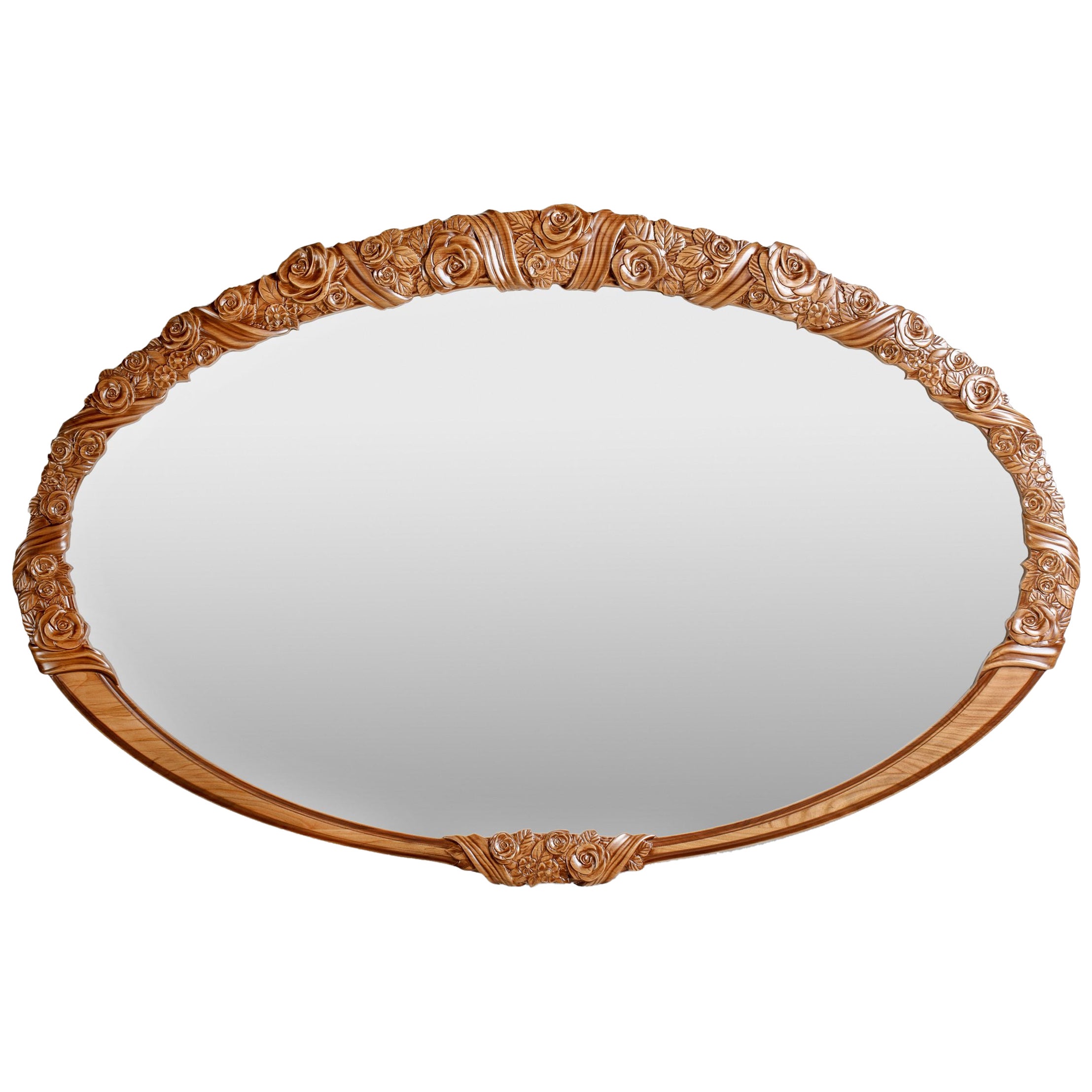 Contemporary Style Delano II Solid Wood Mirror For Sale