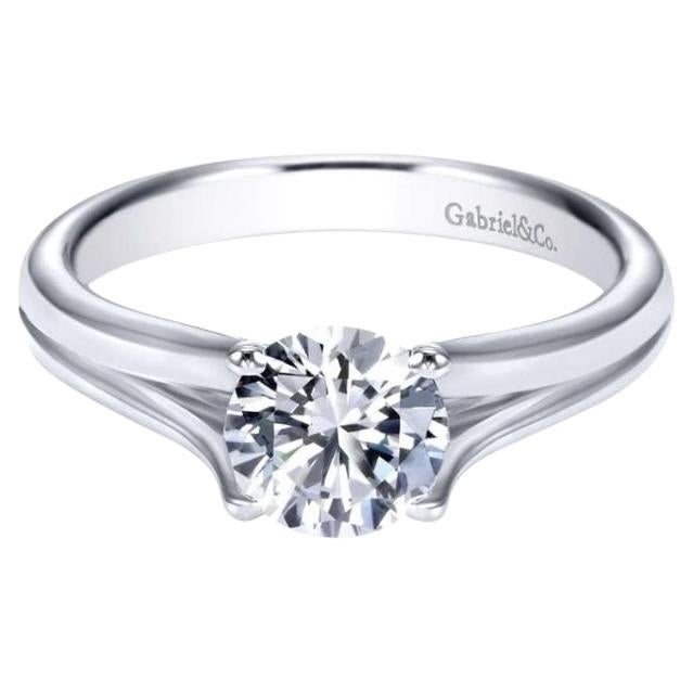 Contemporary Style Diamond Engagement Mounting For Sale