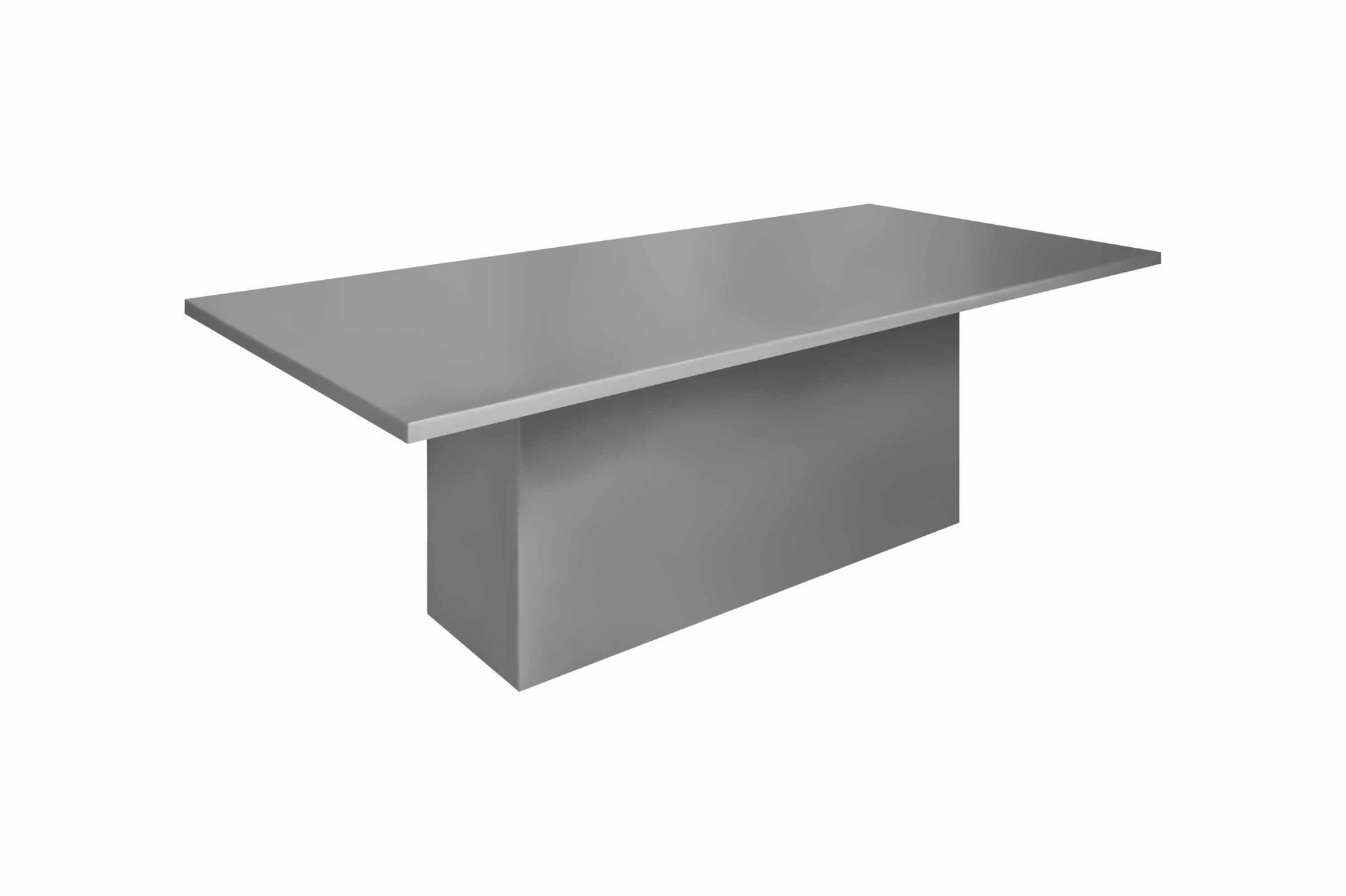 Portuguese Contemporary Style Dining Table for Outdoor Use, Matte Grey For Sale