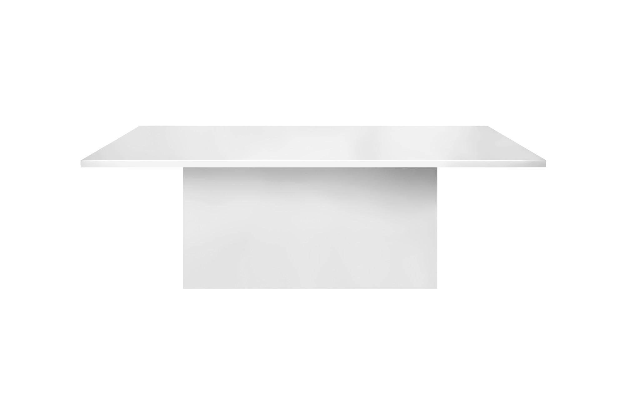 Portuguese Contemporary Style Dining Table for Outdoor Use, Matte White For Sale