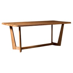 Contemporary Style Tisch mit handcrafted Rand Dekoration in Massivholz
