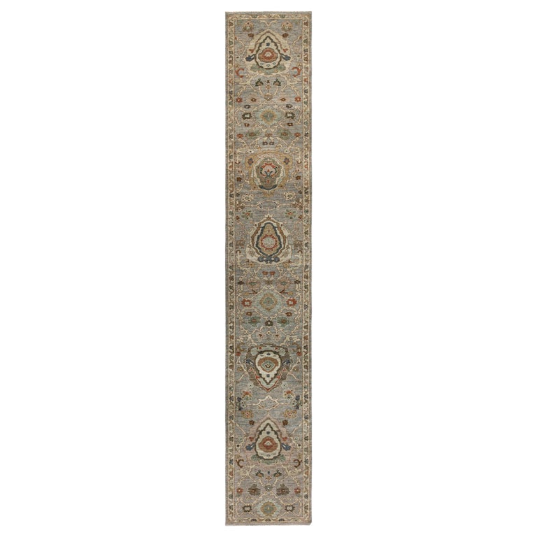 Contemporary Sultanabad Design Runner by Doris Leslie Blau For Sale at ...