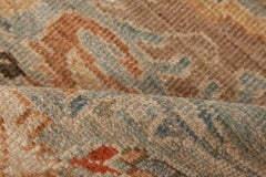 Tappeto beige in stile Sultanabad contemporaneo "Anthemion" di Doris Leslie Blau