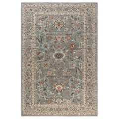 Contemporary Sultanabad Inspired Handmade Wool Rug by Doris Leslie Blau