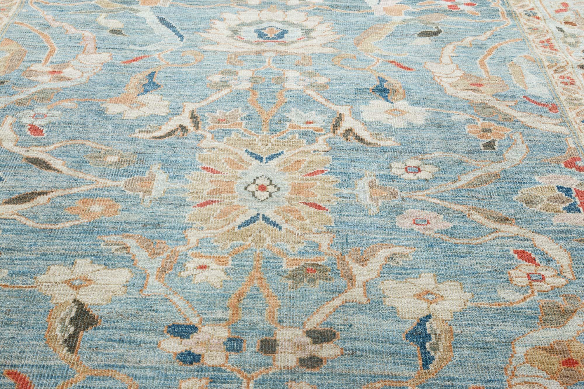 Persian Contemporary Sultanabad Style Handmade Wool Rug by Doris Leslie Blau For Sale