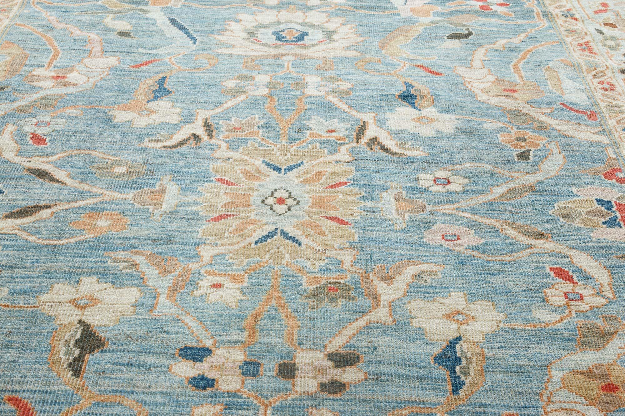 Persiano Tappeto contemporaneo in lana fatto a mano in stile Sultanabad Rugs di Doris Leslie Blau in vendita