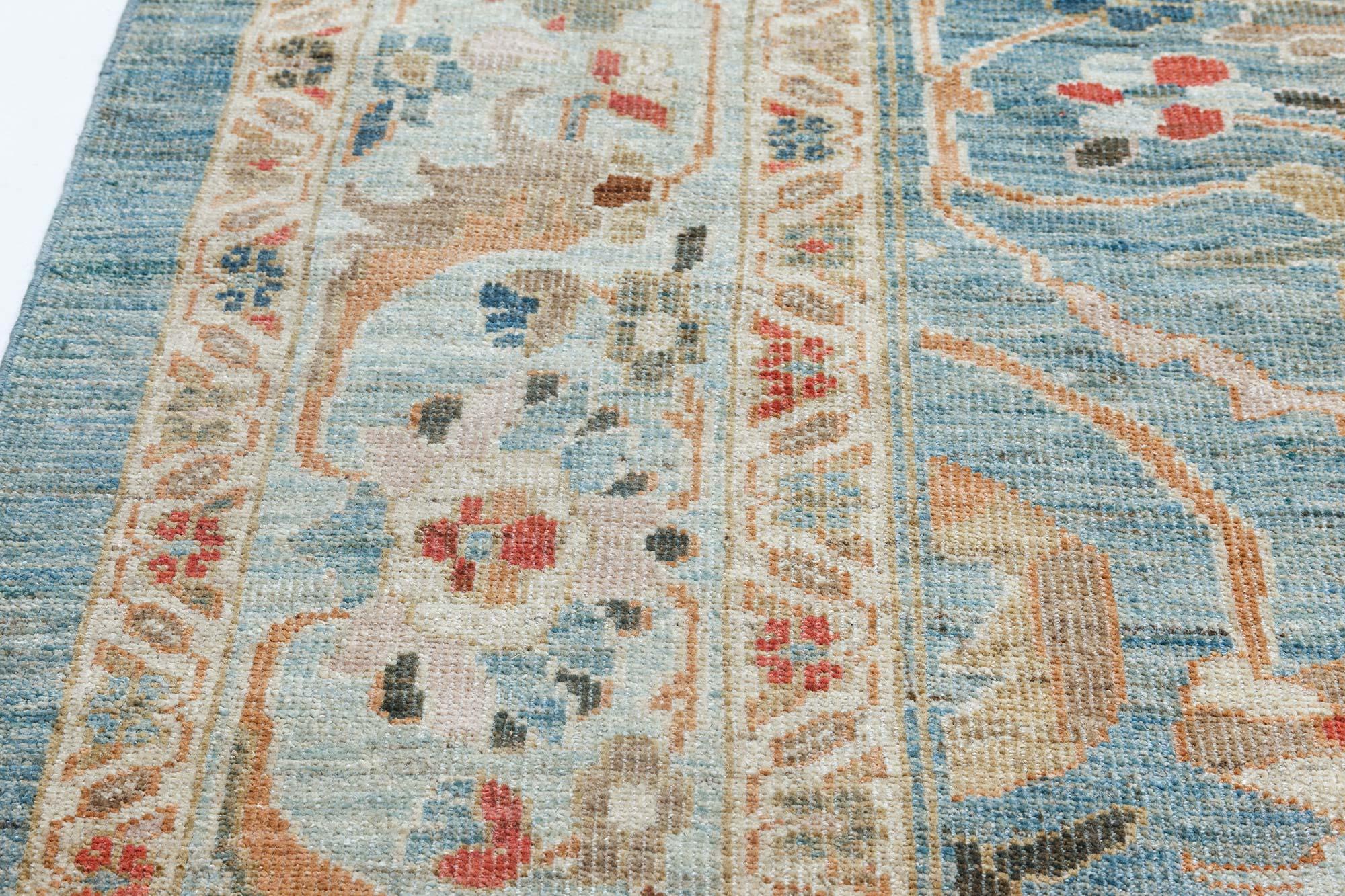 Contemporary Sultanabad Style Handmade Wool Rug by Doris Leslie Blau In New Condition For Sale In New York, NY