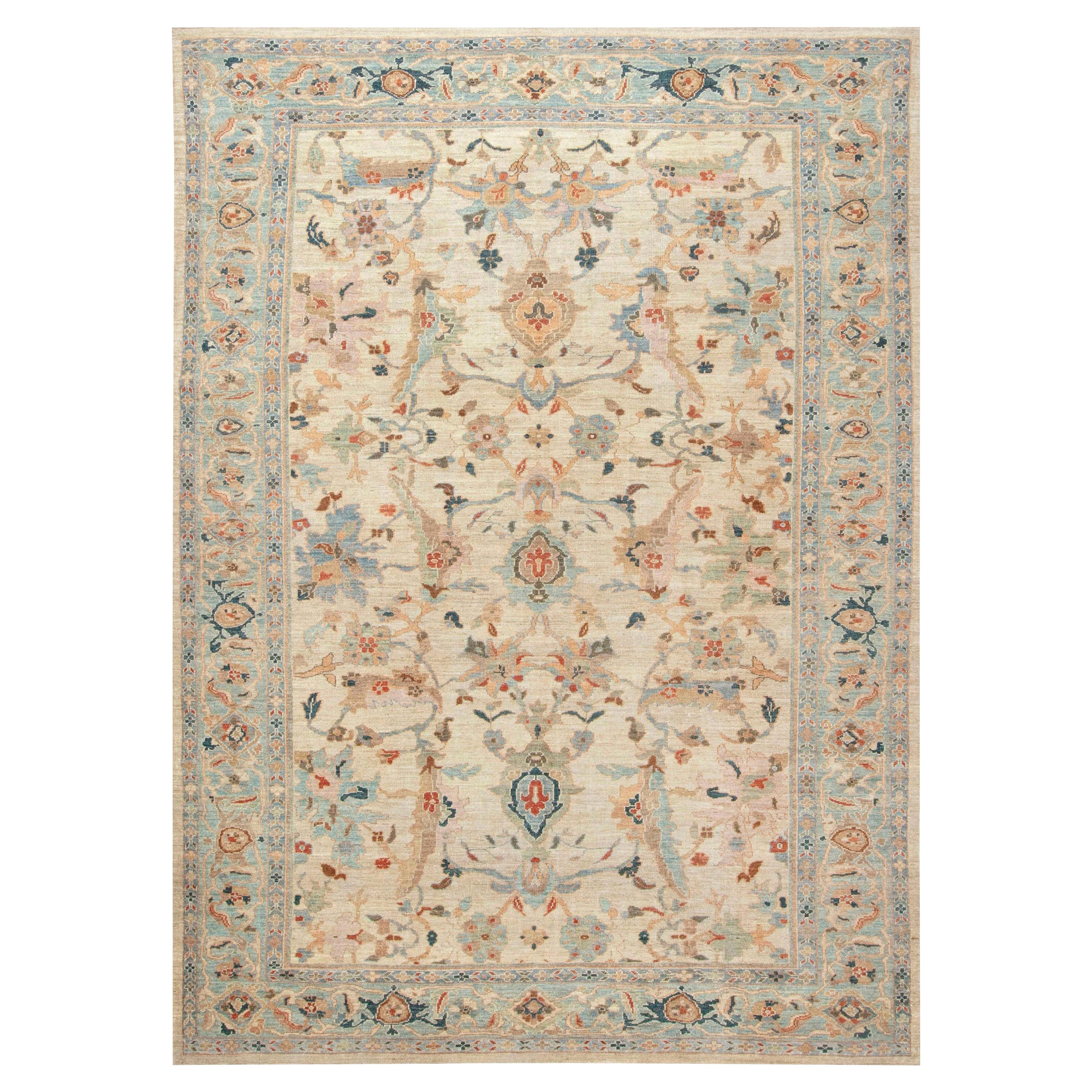 Tappeto contemporaneo in lana fatto a mano in stile Sultanabad Rugs di Doris Leslie Blau