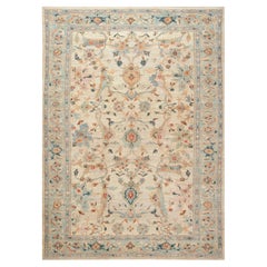 Contemporary Sultanabad Style Handmade Wool Rug by Doris Leslie Blau
