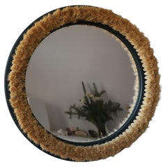 Espejo contemporáneo de cepillo estilo Sunburst de Studio Melrose