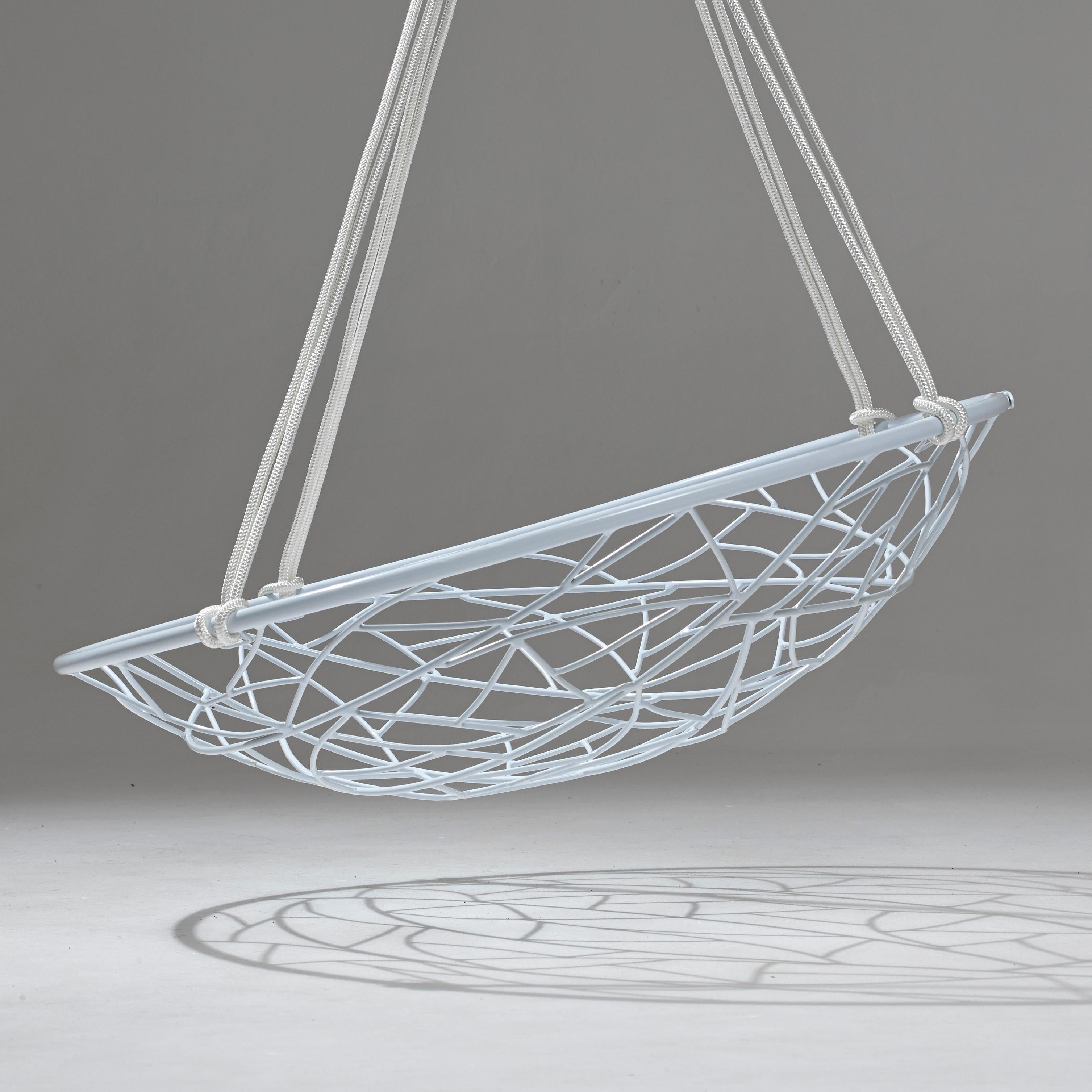 Suspended Minimal Steel Twig Basket  In New Condition For Sale In Johannesburg, ZA