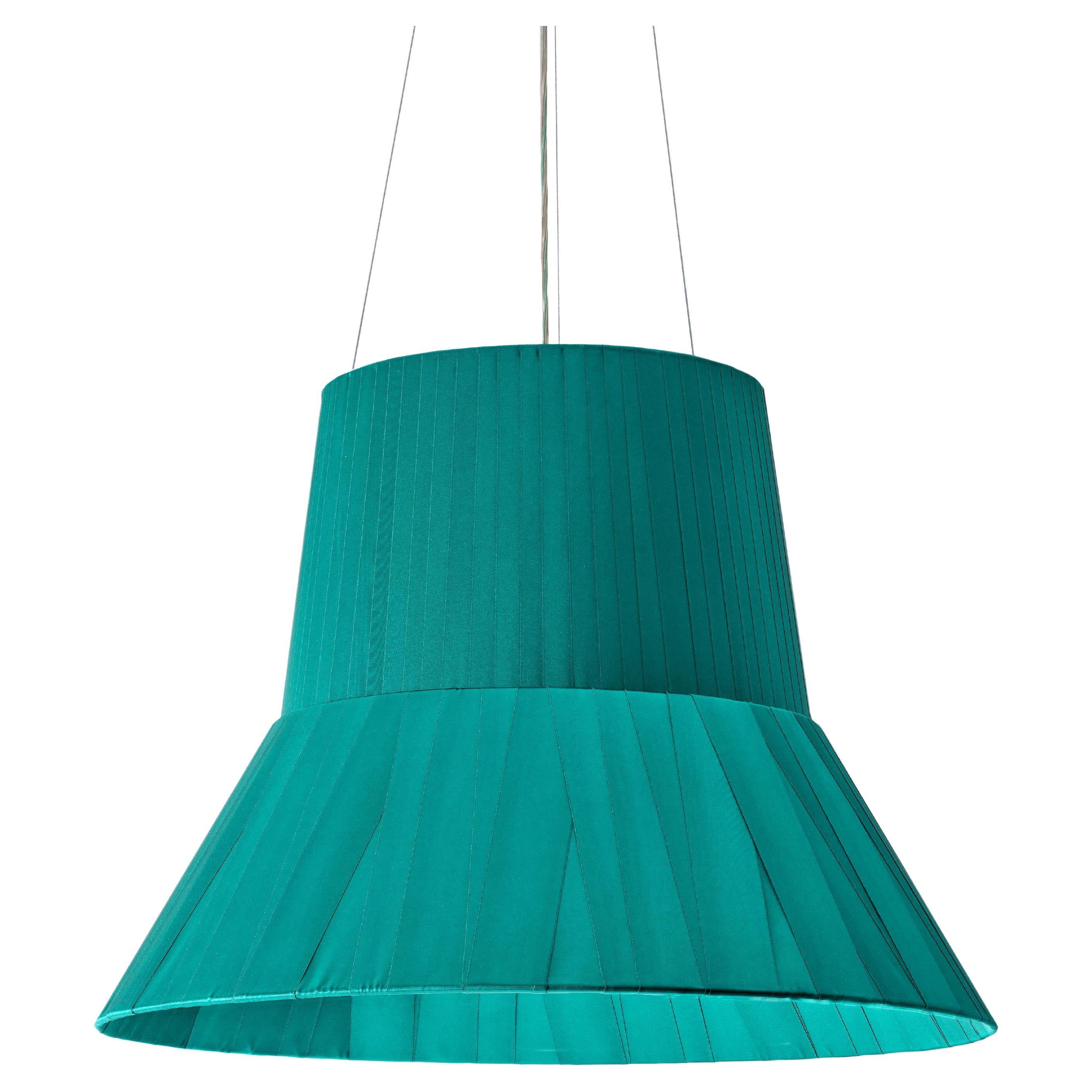 Contemporary Suspension "Audrey" Turquoise by Studio Catoir For Sale